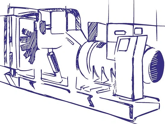 Дизель-генератор ЭТРО  АД100-Т400-1Р двигатель Yuchai