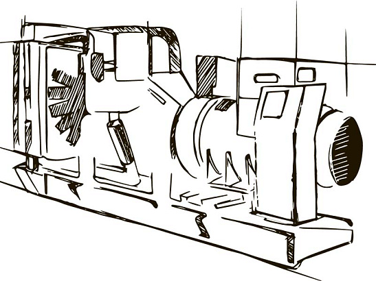 Дизельная электростанция АРГУС  АД 300-Т400 изготовлена на базе двигателя SC15 G500D2 для постоянного и резервного электроснабжения